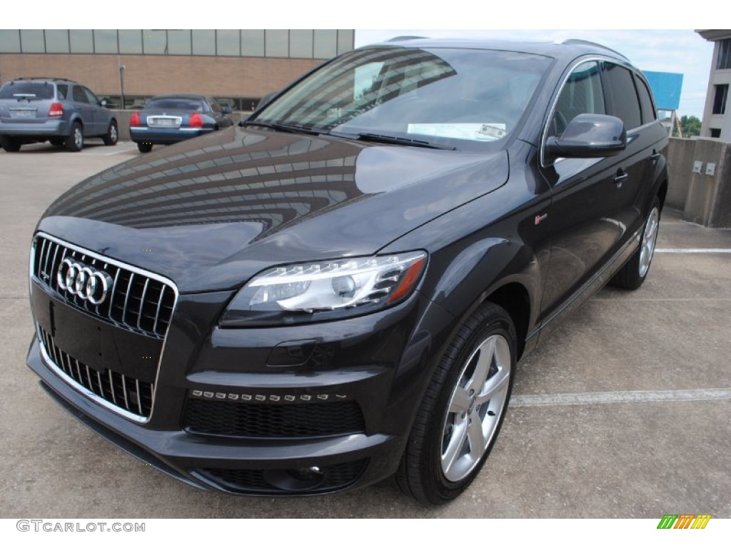 Lava Gray Pearl 2013 Audi Q7 3.0 S Line quattro Exterior Photo #82943874