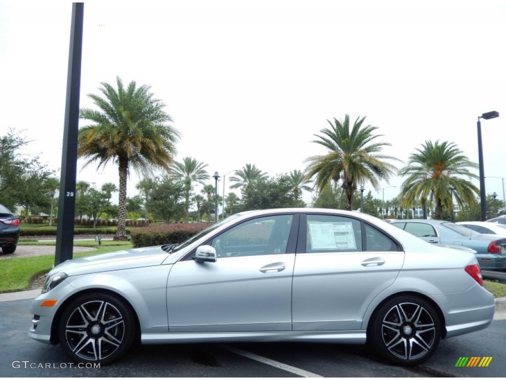 Iridium Silver Metallic 2013 Mercedes-Benz C 250 Sport Exterior Photo #82944184