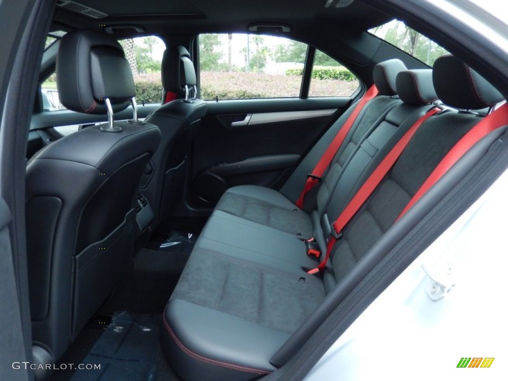2013 Mercedes-Benz C 250 Sport Rear Seat Photo #82944304