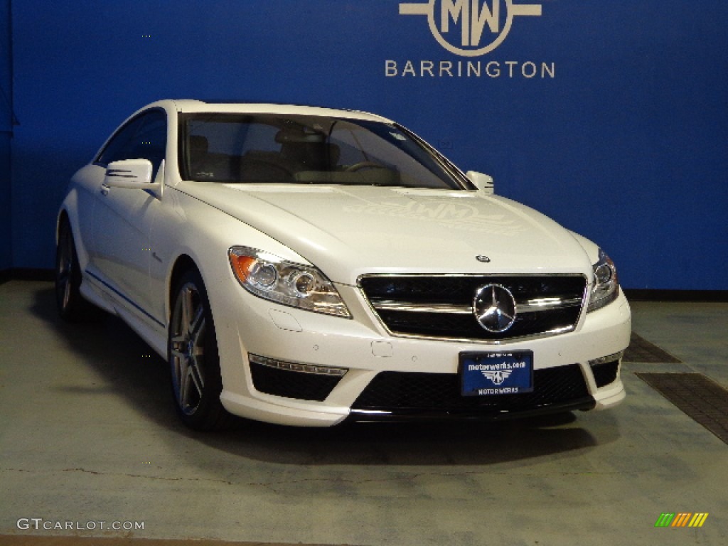 2013 CL 63 AMG - Diamond White Metallic / AMG Black photo #1