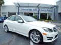 2013 Diamond White Metallic Mercedes-Benz C 350 Sport  photo #1