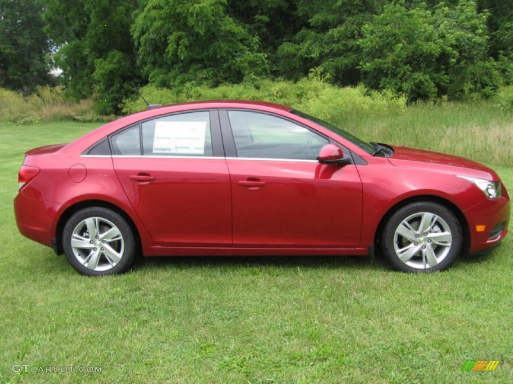 2014 Cruze Diesel - Crystal Red Tintcoat / Jet Black photo #2