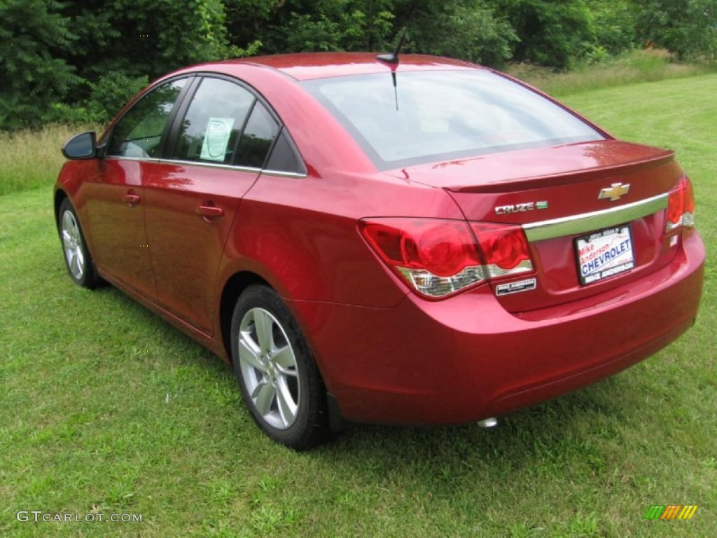 2014 Cruze Diesel - Crystal Red Tintcoat / Jet Black photo #3