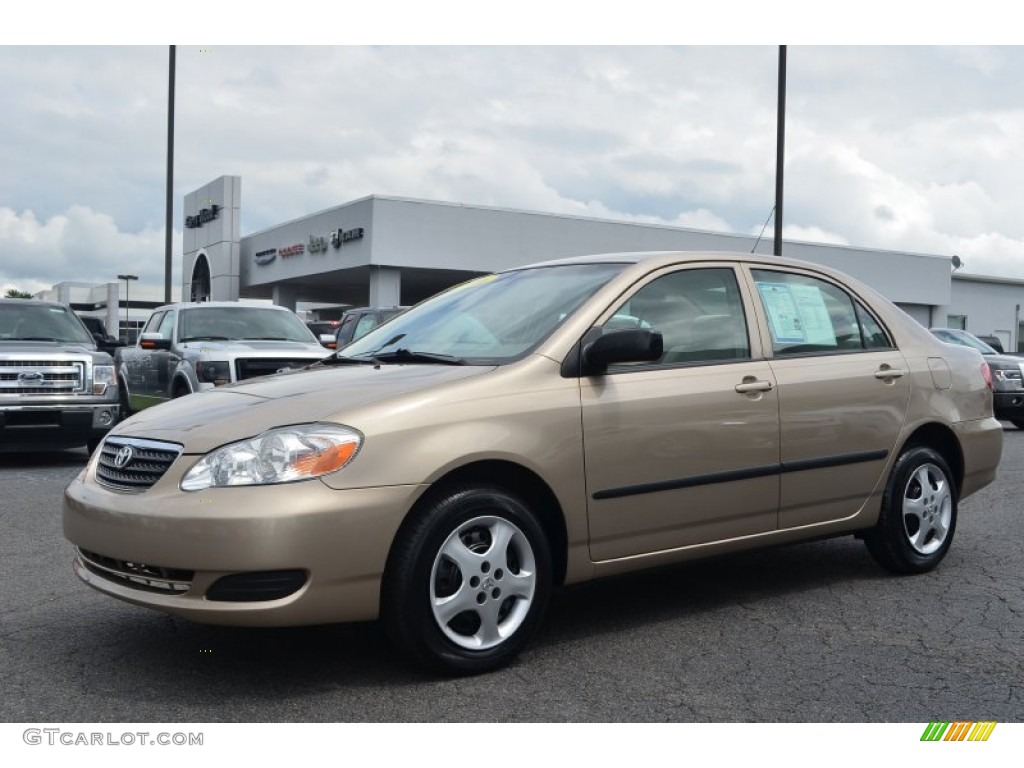 2006 Corolla CE - Desert Sand Mica / Beige photo #6