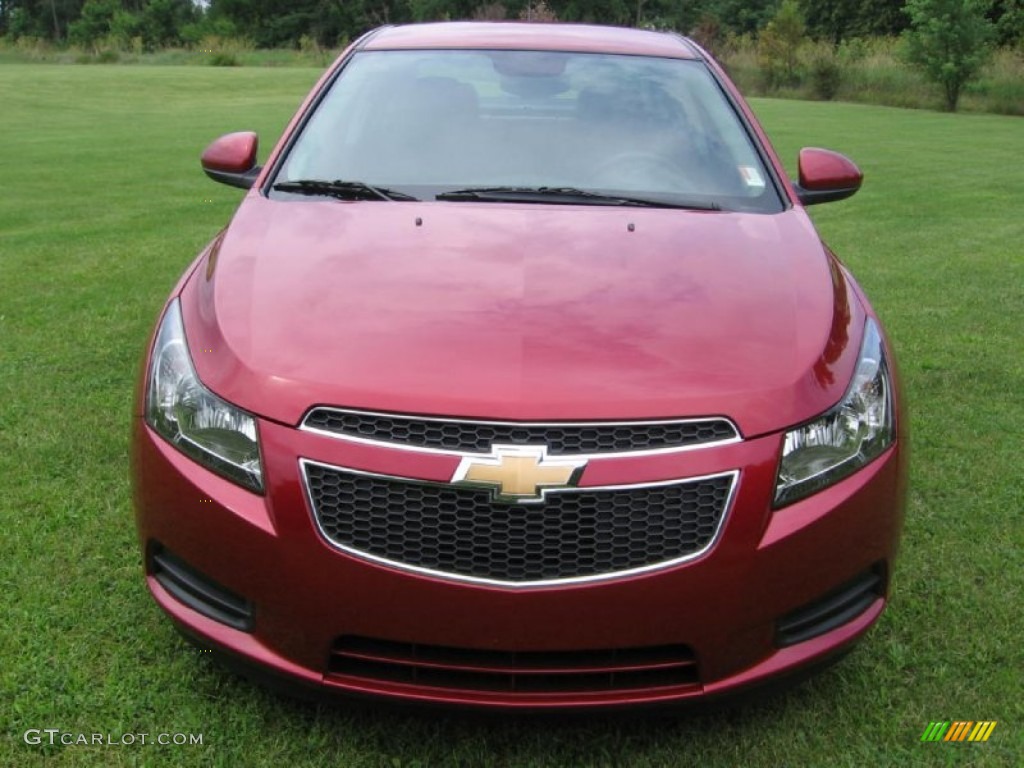 2014 Cruze Diesel - Crystal Red Tintcoat / Jet Black photo #20