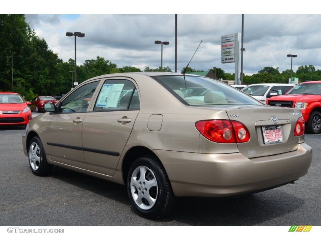 2006 Corolla CE - Desert Sand Mica / Beige photo #22