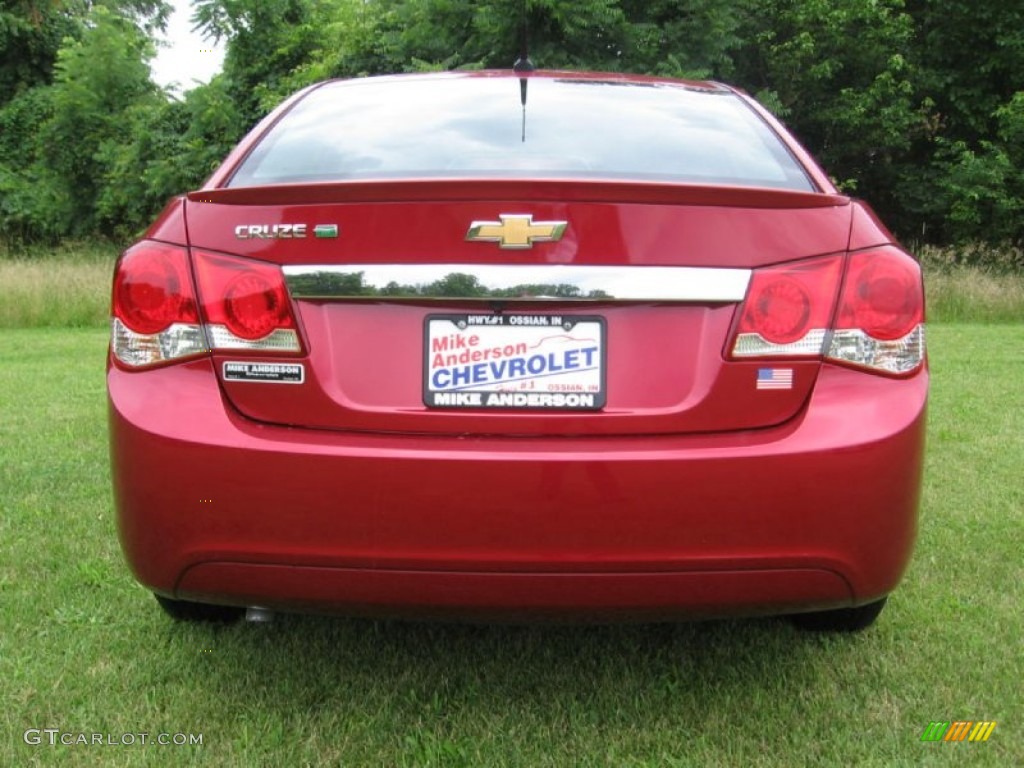 2014 Cruze Eco - Crystal Red Tintcoat / Jet Black photo #16
