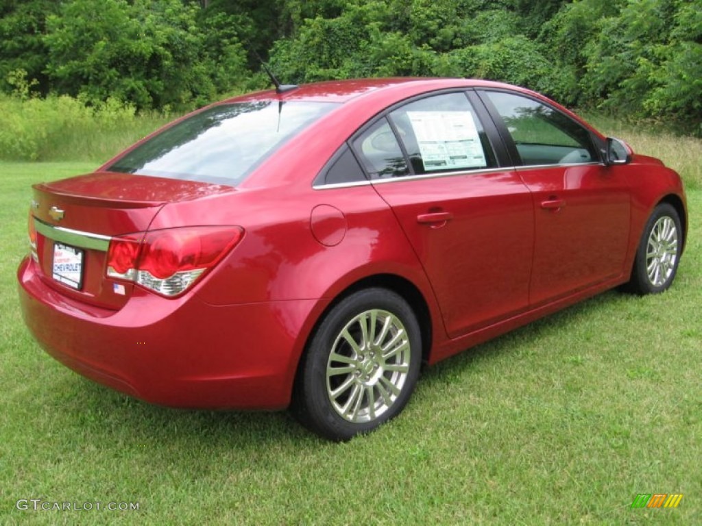 2014 Cruze Eco - Crystal Red Tintcoat / Jet Black photo #18