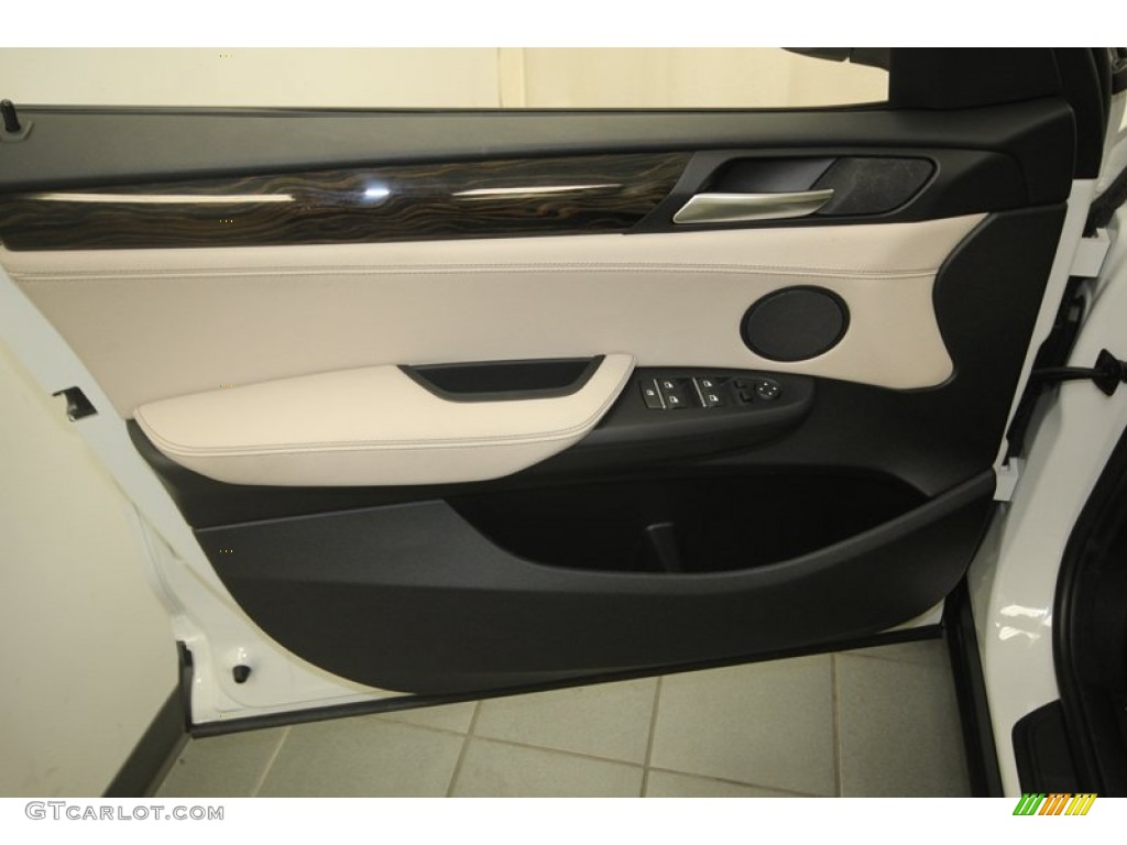 2014 BMW X3 xDrive35i Oyster Door Panel Photo #82946713