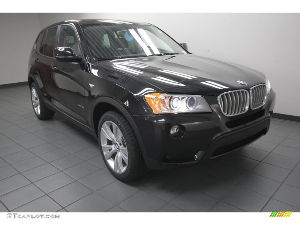 2014 X3 xDrive35i - Black Sapphire Metallic / Black photo #1