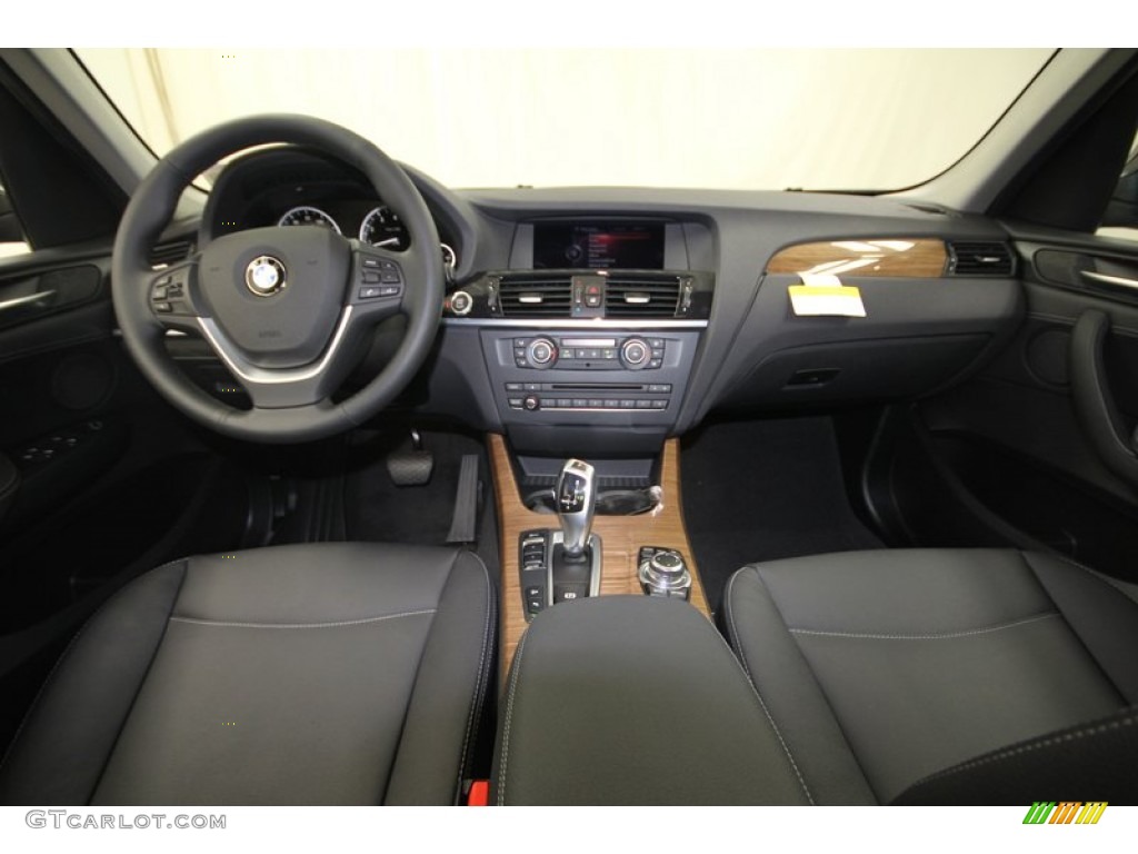 2014 BMW X3 xDrive35i Black Dashboard Photo #82947291