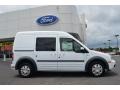 Frozen White 2013 Ford Transit Connect XLT Wagon Exterior