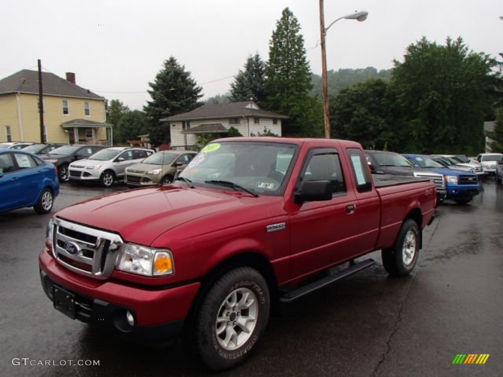 Redfire Metallic 2011 Ford Ranger XLT SuperCab 4x4 Exterior Photo #82948256