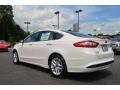 2013 White Platinum Metallic Tri-coat Ford Fusion SE 1.6 EcoBoost  photo #30