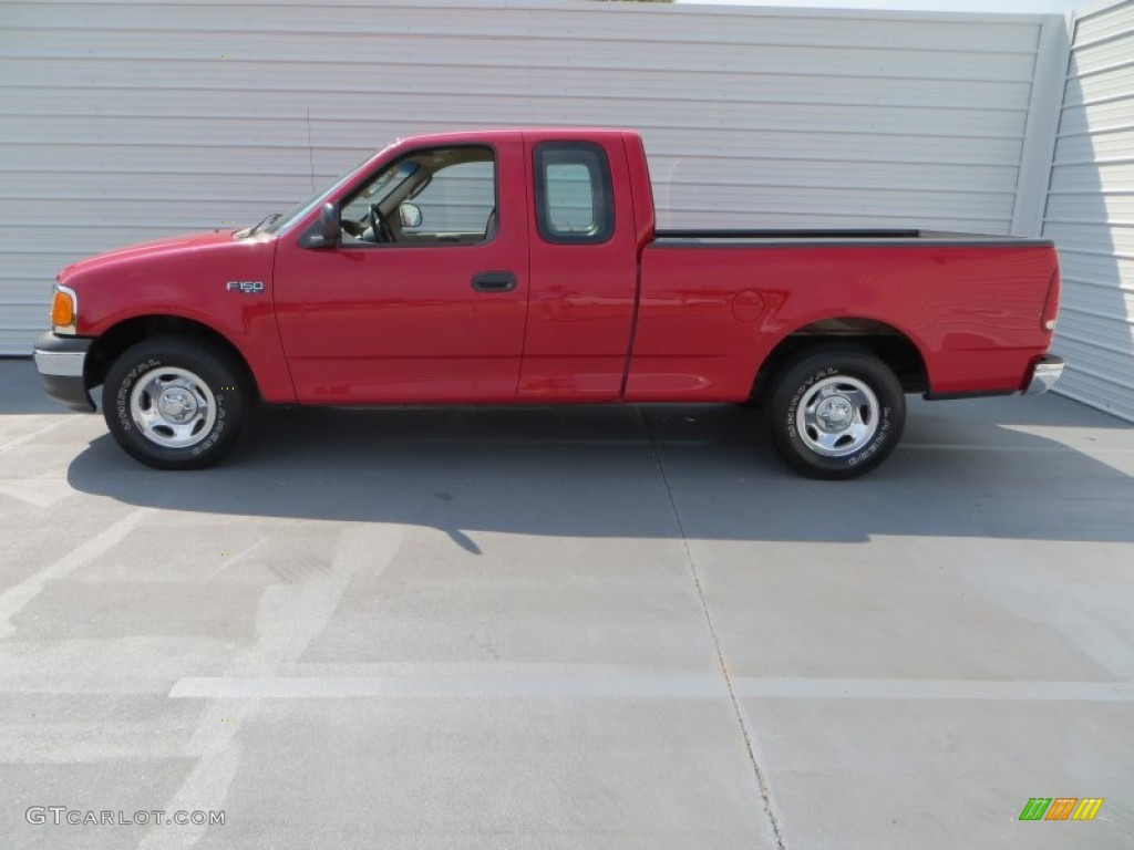 2004 F150 XL Heritage SuperCab - Bright Red / Heritage Medium Parchment photo #6