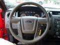 Steel Gray Steering Wheel Photo for 2013 Ford F150 #82949341