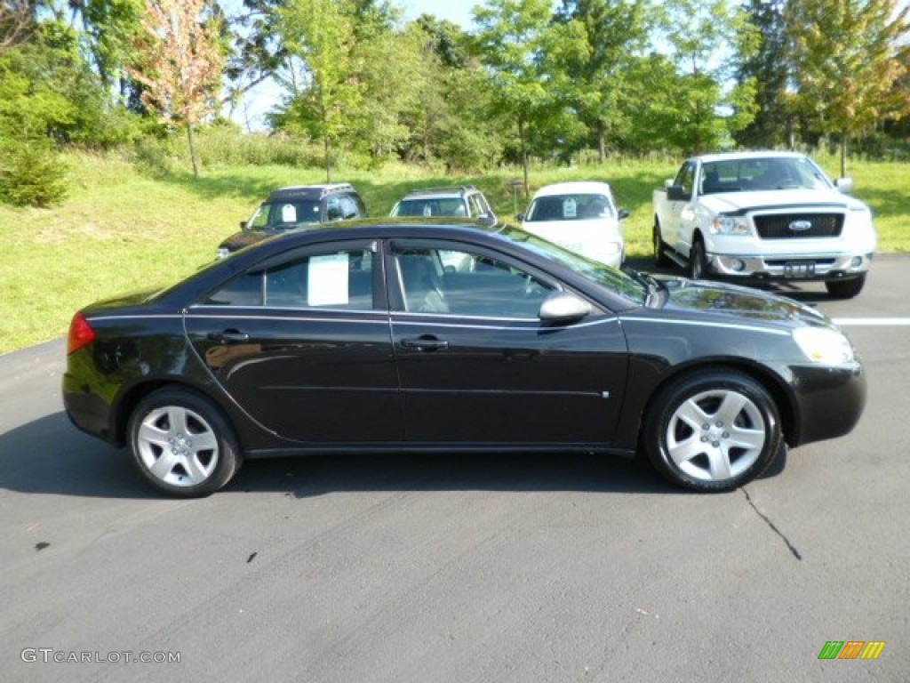 Carbon Black Metallic 2009 Pontiac G6 Sedan Exterior Photo #82949559