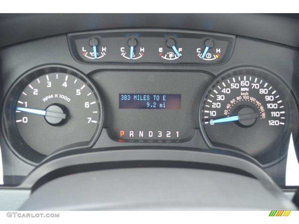 2013 F150 XL Regular Cab - Oxford White / Steel Gray photo #13