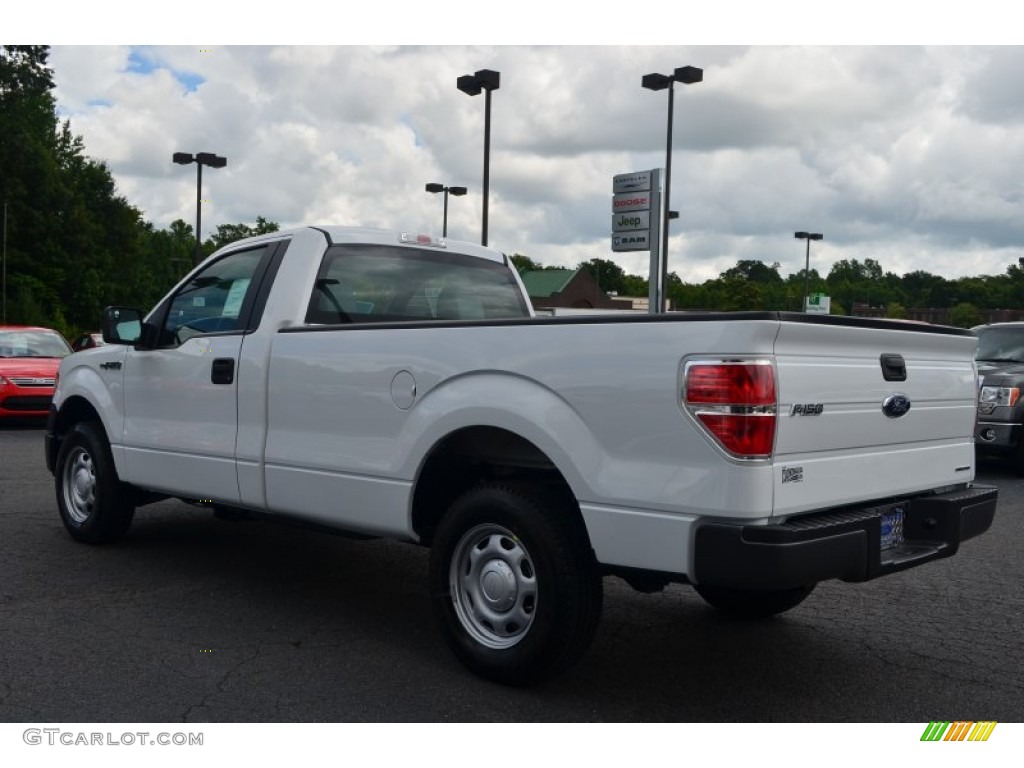 2013 F150 XL Regular Cab - Oxford White / Steel Gray photo #16