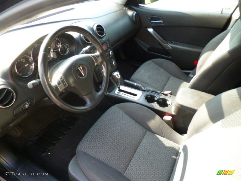 Ebony Interior 2009 Pontiac G6 Sedan Photo #82949740