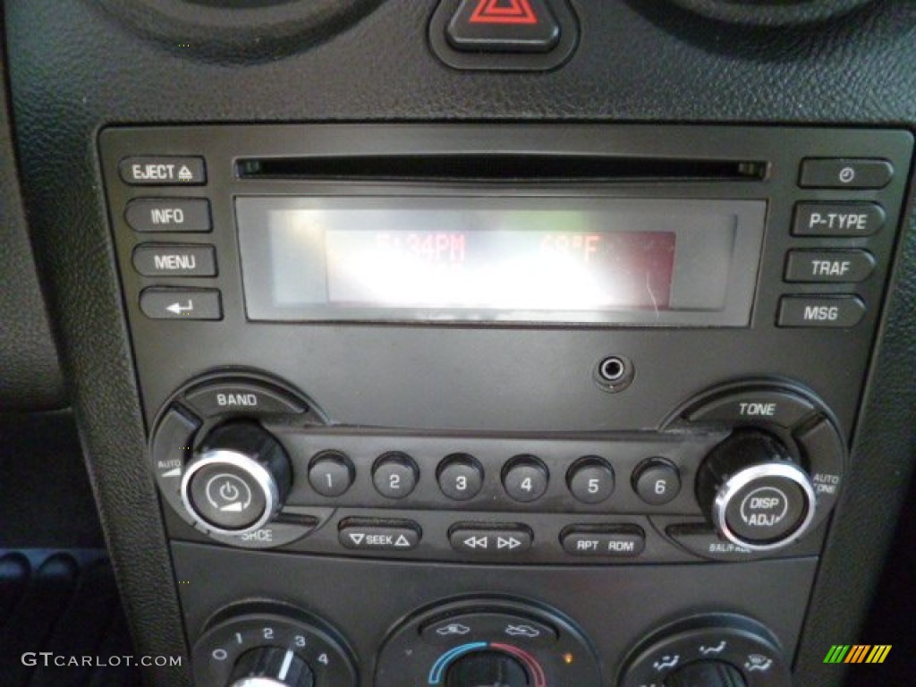 2009 Pontiac G6 Sedan Audio System Photos