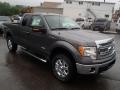 2013 Sterling Gray Metallic Ford F150 XLT SuperCab 4x4  photo #3