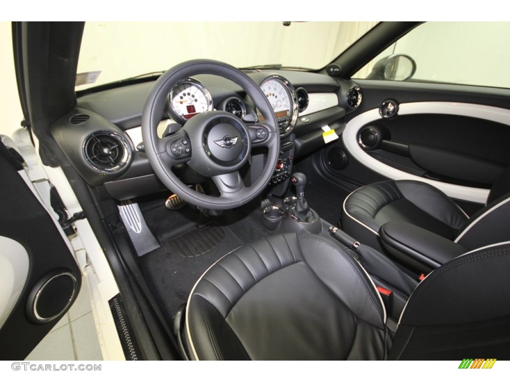 2013 Cooper S Coupe - Pepper White / Carbon Black Lounge Leather photo #4