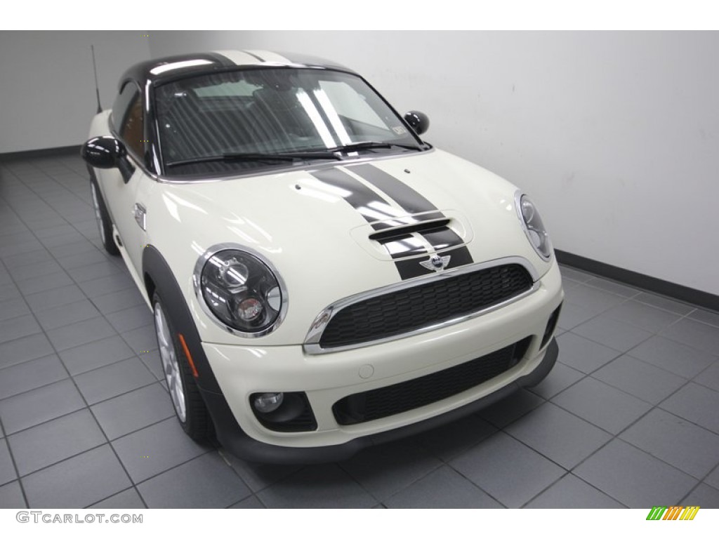 2013 Cooper S Coupe - Pepper White / Carbon Black Lounge Leather photo #5
