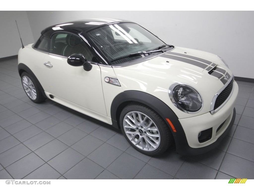 2013 Cooper S Coupe - Pepper White / Carbon Black Lounge Leather photo #6
