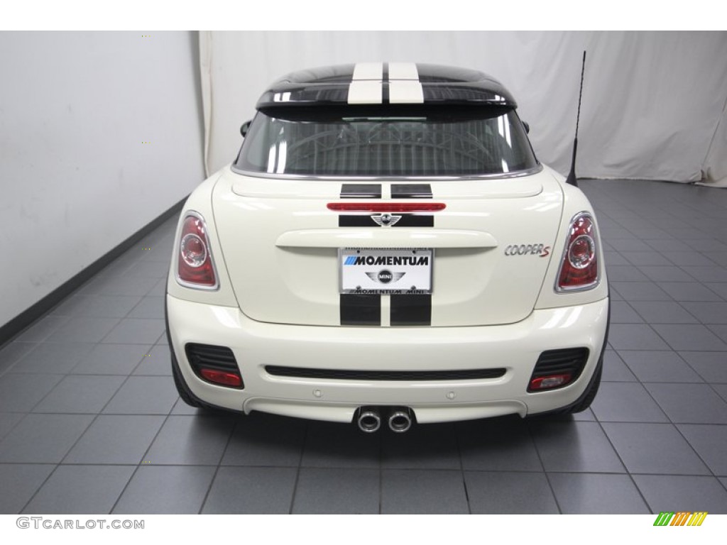 2013 Cooper S Coupe - Pepper White / Carbon Black Lounge Leather photo #10