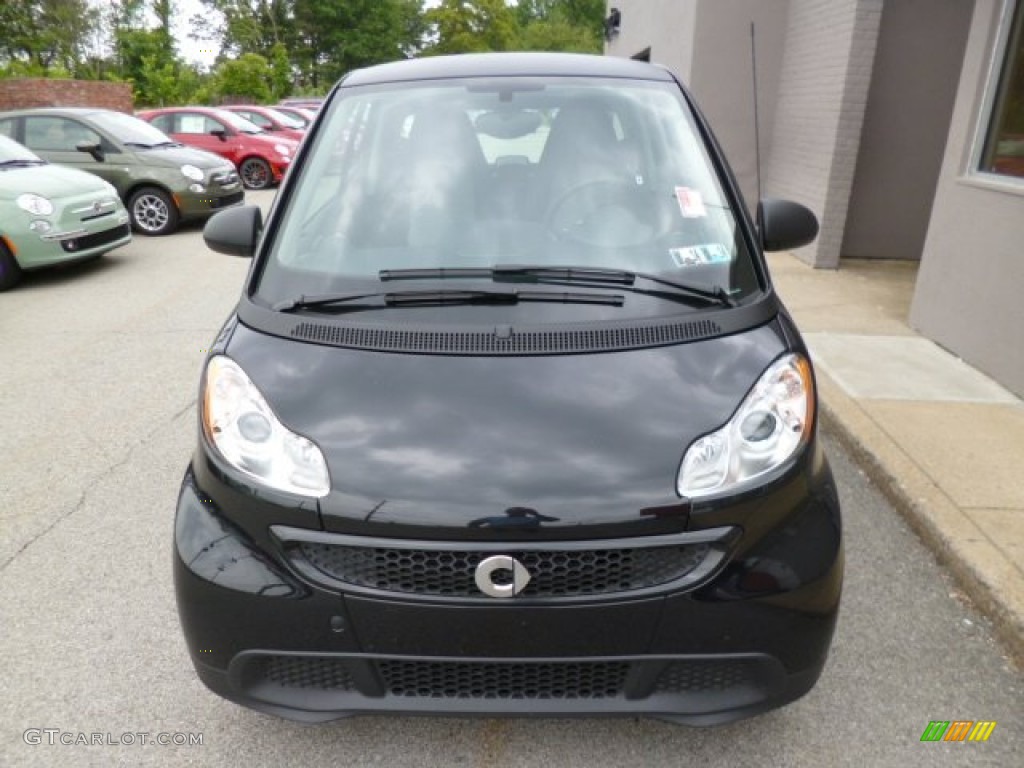 Deep Black 2013 Smart fortwo pure coupe Exterior Photo #82952482