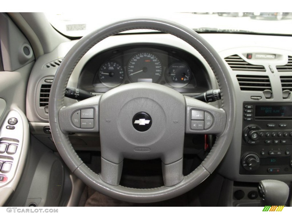 2004 Chevrolet Malibu Maxx LT Wagon Gray Steering Wheel Photo #82952499