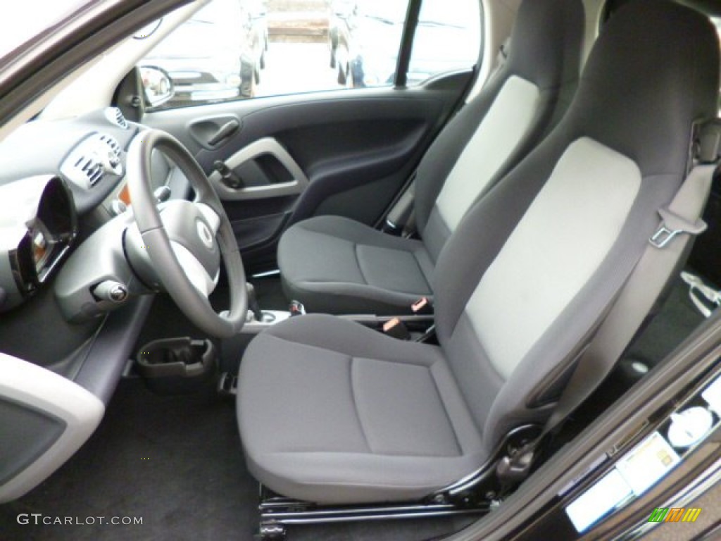 Plain Black Interior 2013 Smart fortwo pure coupe Photo #82952707