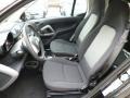 Plain Black 2013 Smart fortwo pure coupe Interior Color