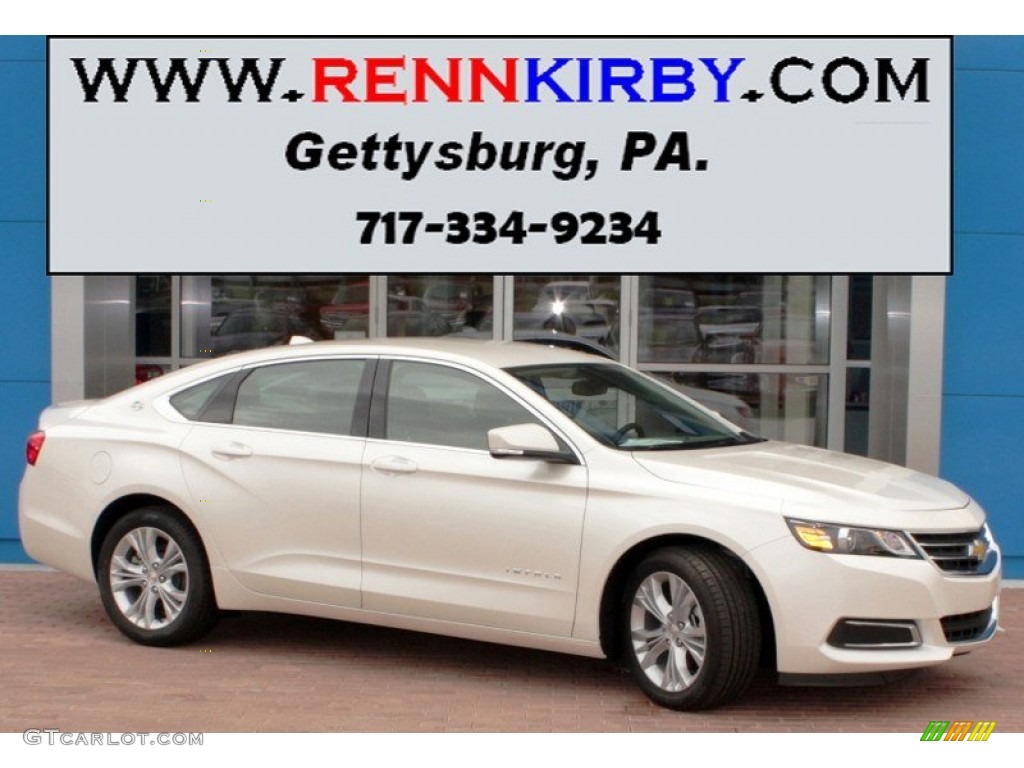 2014 Impala LT - White Diamond Tricoat / Jet Black/Dark Titanium photo #1
