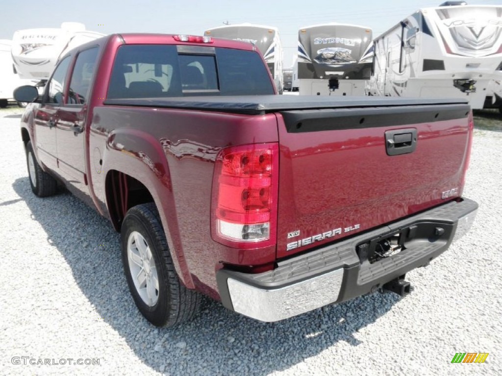 2013 Sierra 1500 XFE Crew Cab - Sonoma Red Metallic / Ebony photo #14