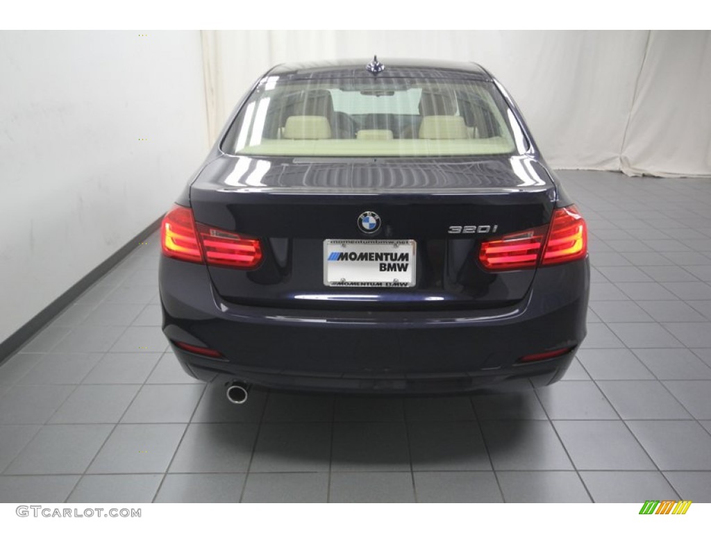 2013 3 Series 320i Sedan - Imperial Blue Metallic / Black photo #10