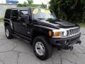 Black 2006 Hummer H3 Standard H3 Model Exterior