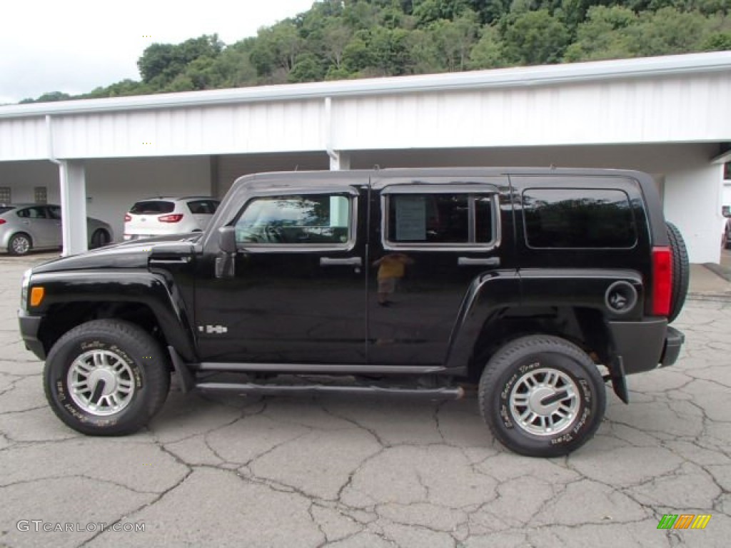 Black 2006 Hummer H3 Standard H3 Model Exterior Photo #82953760