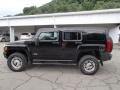 Black 2006 Hummer H3 Standard H3 Model Exterior