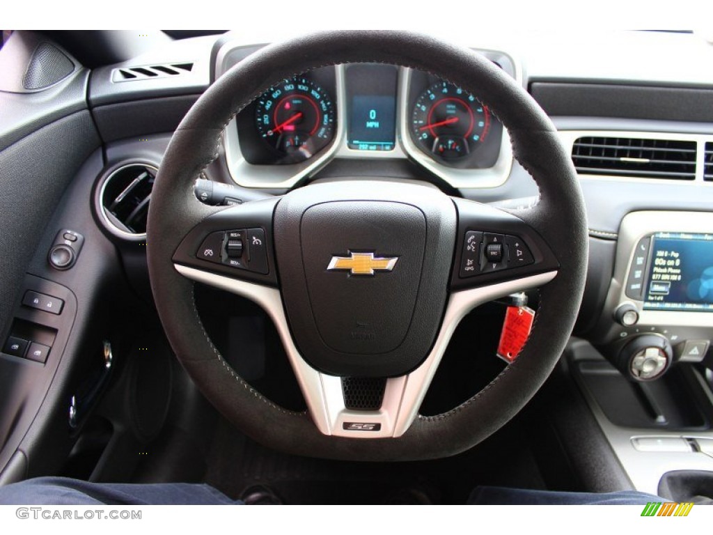 2013 Chevrolet Camaro SS/RS Coupe Black Steering Wheel Photo #82953772