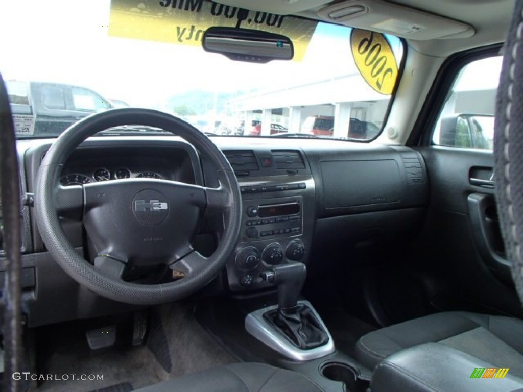 2006 Hummer H3 Standard H3 Model Ebony Black Dashboard Photo #82953949