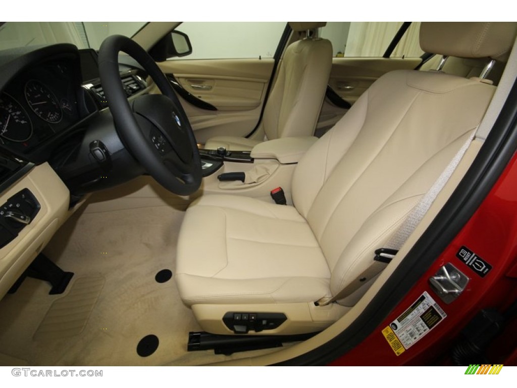 2013 3 Series 328i Sedan - Melbourne Red Metallic / Venetian Beige photo #3