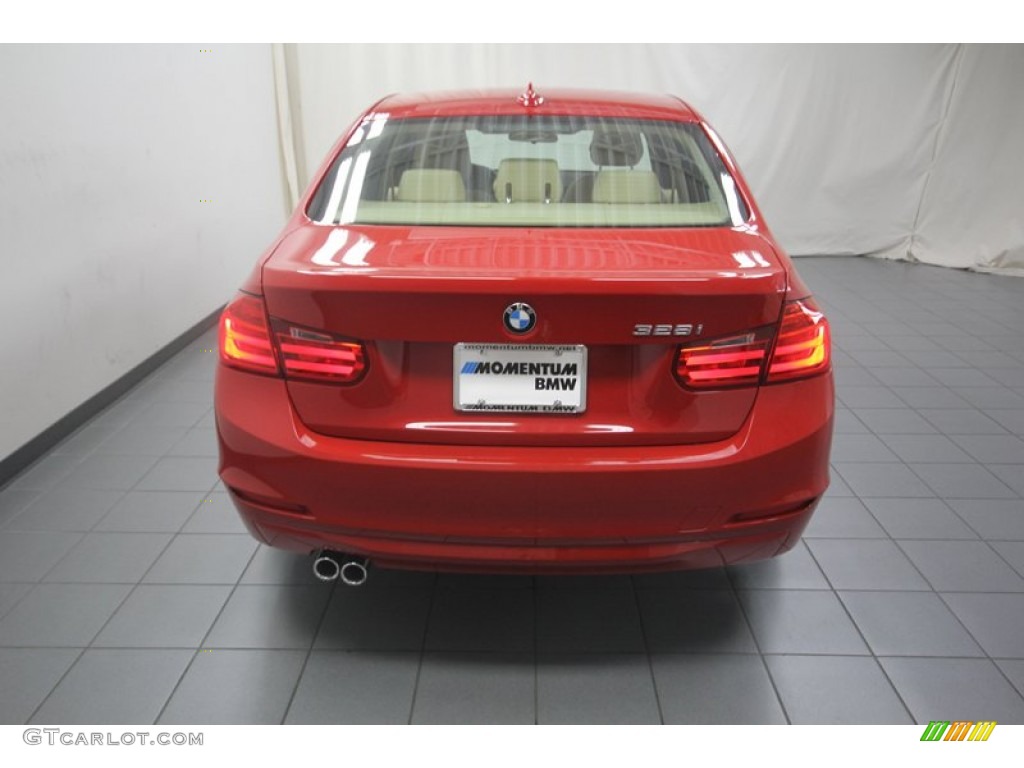 2013 3 Series 328i Sedan - Melbourne Red Metallic / Venetian Beige photo #10