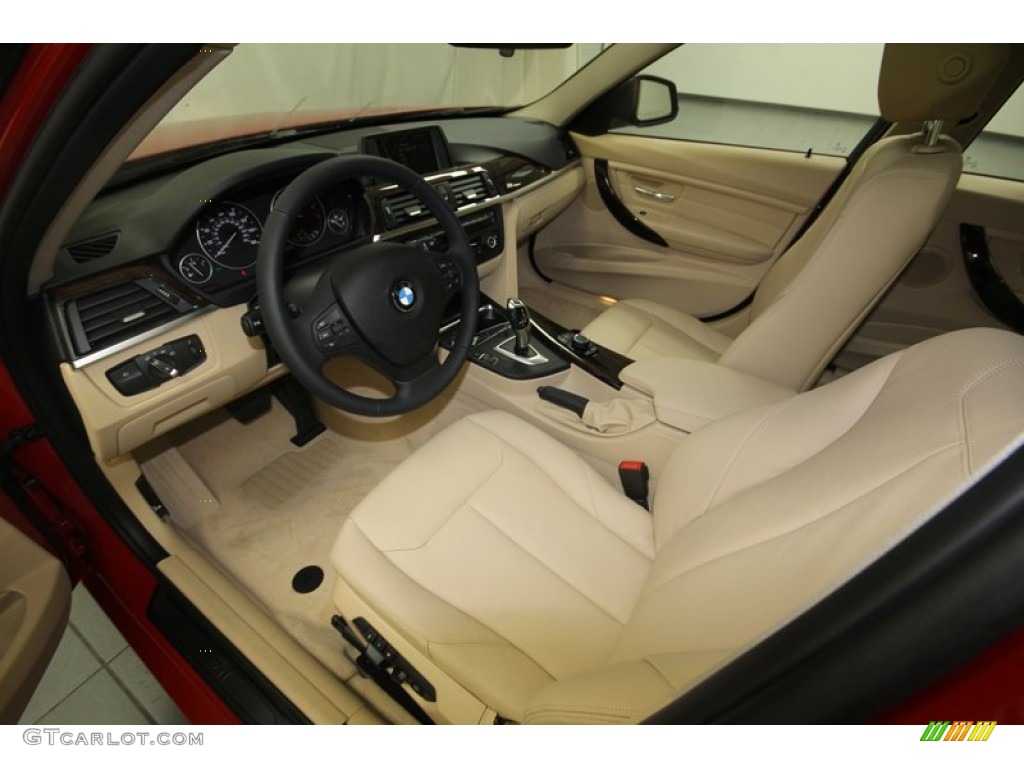 Venetian Beige Interior 2013 BMW 3 Series 328i Sedan Photo #82954405