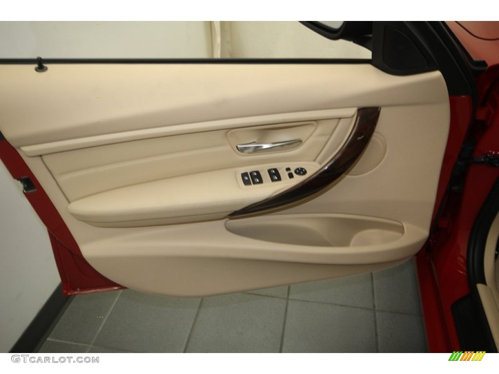 2013 3 Series 328i Sedan - Melbourne Red Metallic / Venetian Beige photo #13
