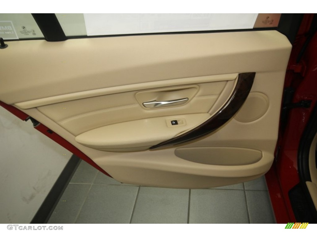 2013 3 Series 328i Sedan - Melbourne Red Metallic / Venetian Beige photo #27