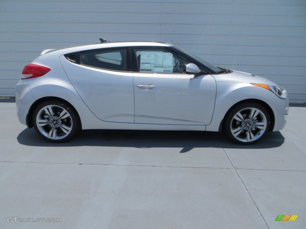 Ironman Silver 2013 Hyundai Veloster Standard Veloster Model Exterior Photo #82954816