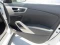 2013 Hyundai Veloster Black Interior Door Panel Photo