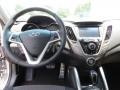 2013 Hyundai Veloster Black Interior Dashboard Photo